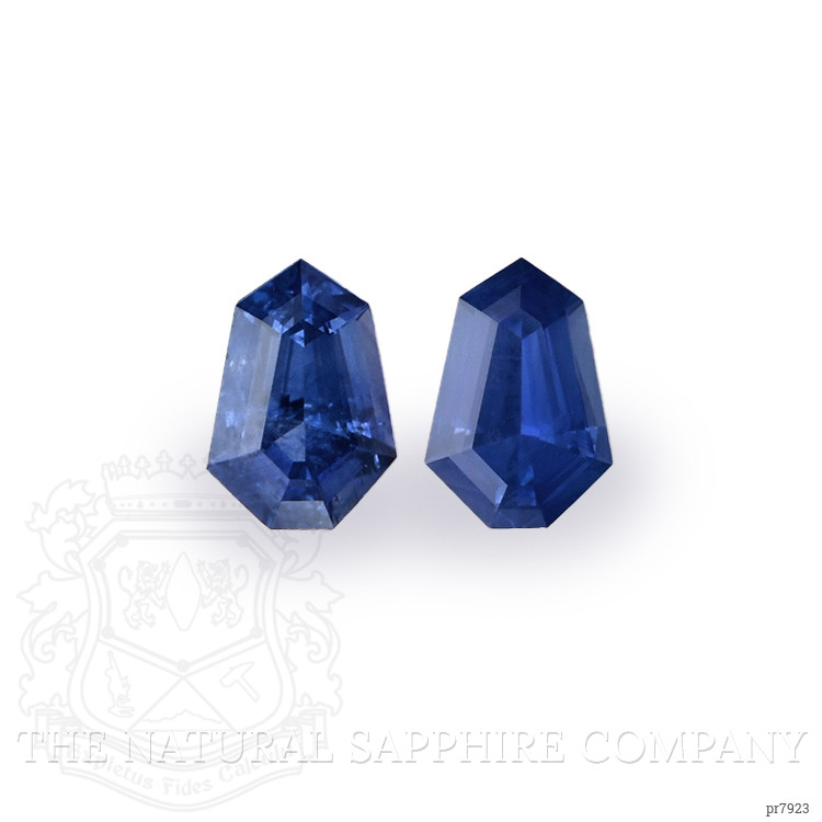 1.72 Ct.Tw. Blue Sapphire Pair from Ceylon (Sri Lanka)