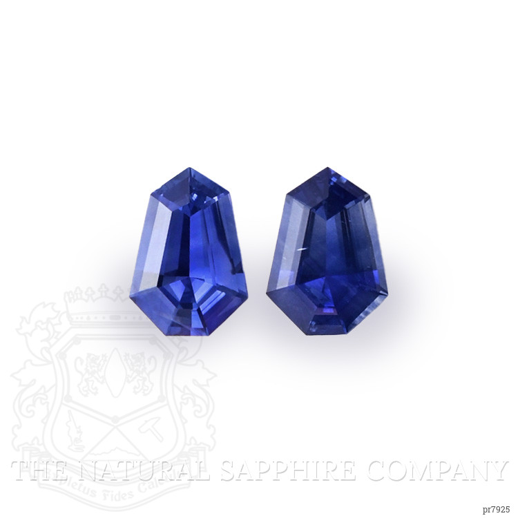 1.07 Ct.Tw. Blue Sapphire Pair from Ceylon (Sri Lanka)