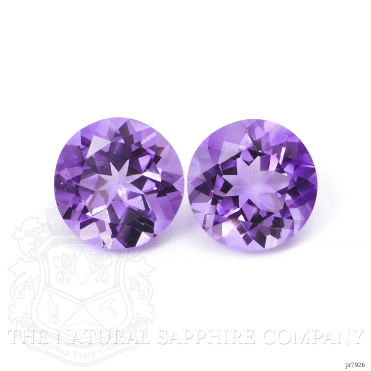 4.29 Ct.Tw. Amethyst Pair from Brazil