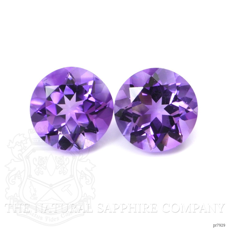4.64 Ct.Tw. Amethyst Pair from Brazil