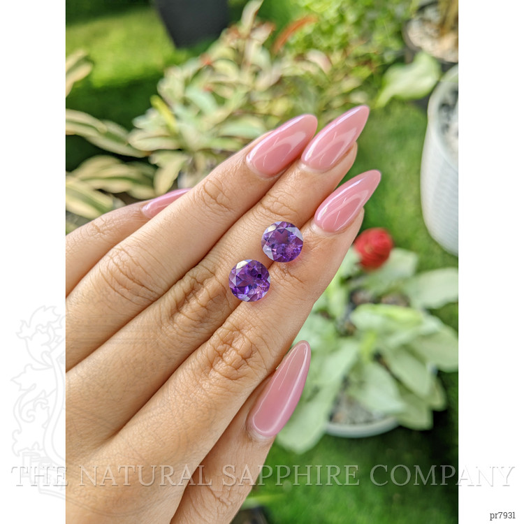 5.01 Ct.Tw. Amethyst Pair from Brazil