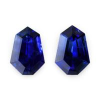 1.38&nbsp;Ct.Tw.Total Carat Weight Blue Sapphire Pair from Ceylon (Sri Lanka) Video