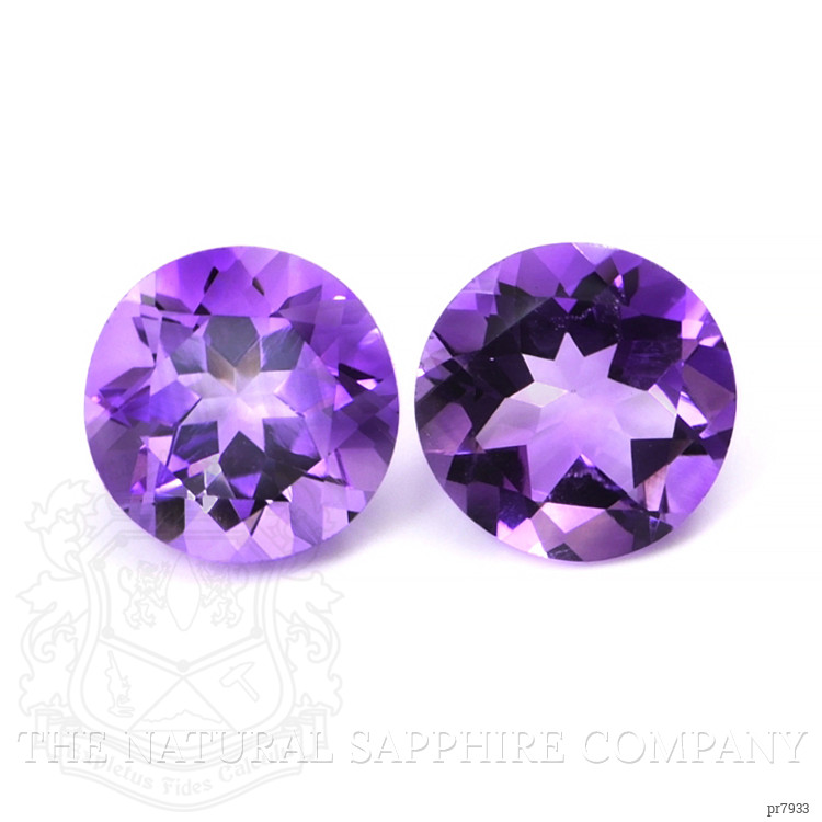 4.59 Ct.Tw. Amethyst Pair from Brazil