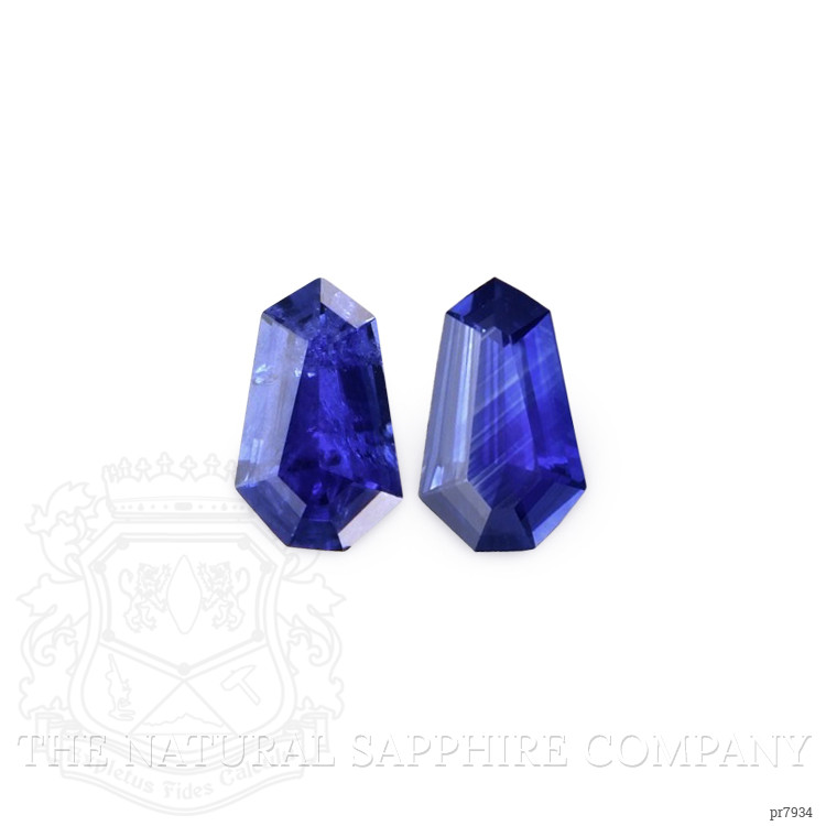 1.50 Ct.Tw. Blue Sapphire Pair from Ceylon (Sri Lanka)