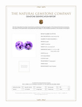 5.15 Ct.Tw.Total Carat Weight Purple Amethyst Pair from Brazil Scan Report