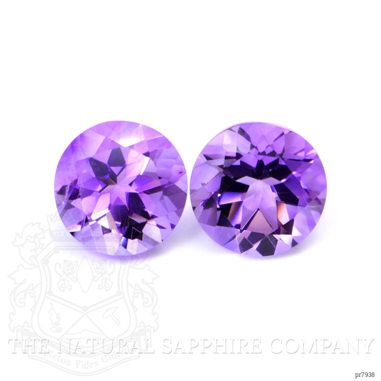 5.15 Ct.Tw. Amethyst Pair from Brazil