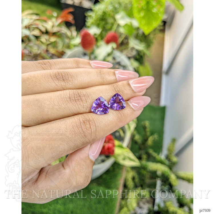 5.50 Ct.Tw. Amethyst Pair from Brazil