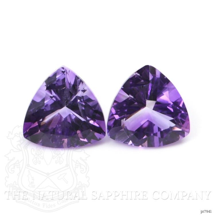5.88 Ct.Tw. Amethyst Pair from Brazil