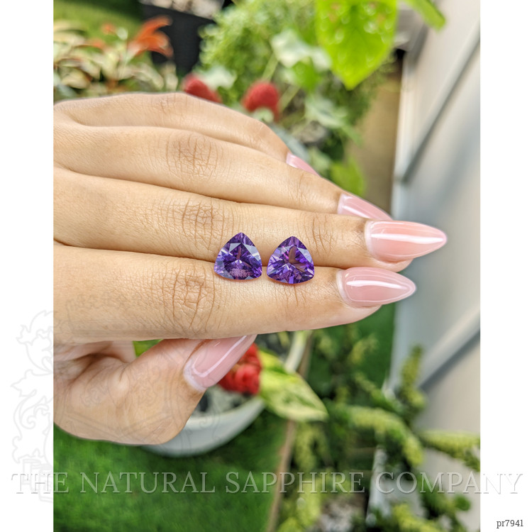 5.88 Ct.Tw. Amethyst Pair from Brazil