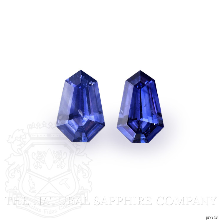 1.24 Ct.Tw. Blue Sapphire Pair from Ceylon (Sri Lanka)