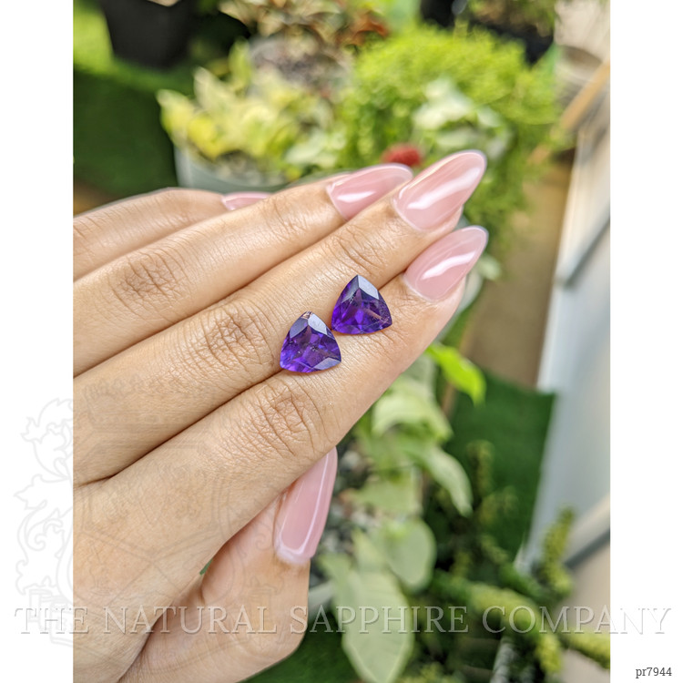 5.08 Ct.Tw. Amethyst Pair from Brazil