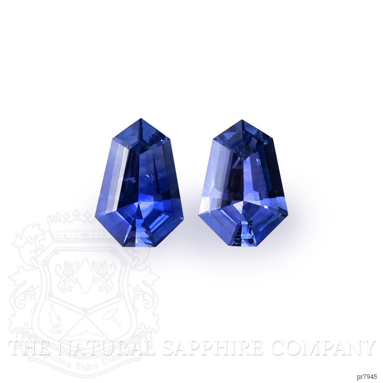 1.23 Ct.Tw. Blue Sapphire Pair from Ceylon (Sri Lanka)