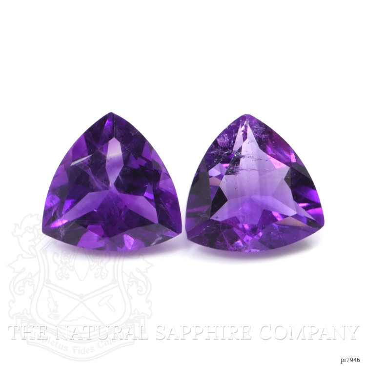 5.71 Ct.Tw. Amethyst Pair from Brazil