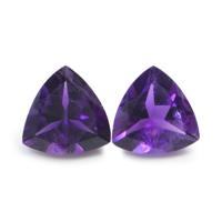 5.53&nbsp;Ct.Tw.Total Carat Weight Amethyst Pair from Ceylon (Sri Lanka) Video