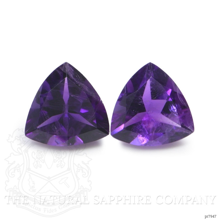 5.53 Ct.Tw. Amethyst Pair from Ceylon (Sri Lanka)
