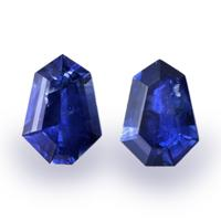 1.53&nbsp;Ct.Tw.Total Carat Weight Blue Sapphire Pair from Ceylon (Sri Lanka) Video