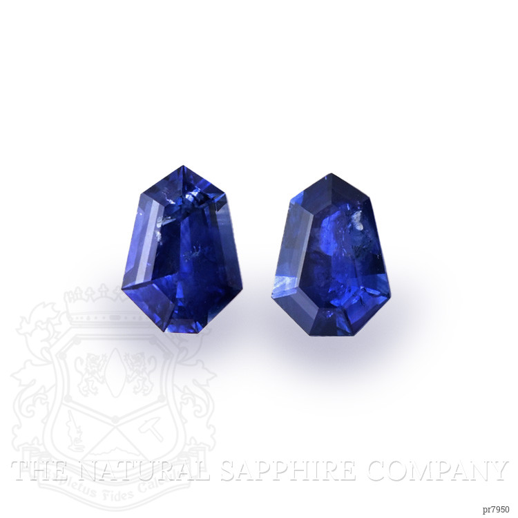 1.53 Ct.Tw. Blue Sapphire Pair from Ceylon (Sri Lanka)