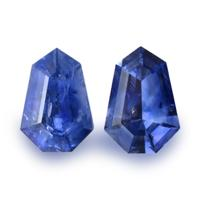 1.39&nbsp;Ct.Tw.Total Carat Weight Blue Sapphire Pair from Ceylon (Sri Lanka) Video