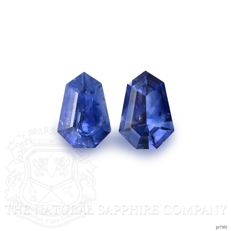 1.39 Ct.Tw. Blue Sapphire Pair from Ceylon (Sri Lanka)