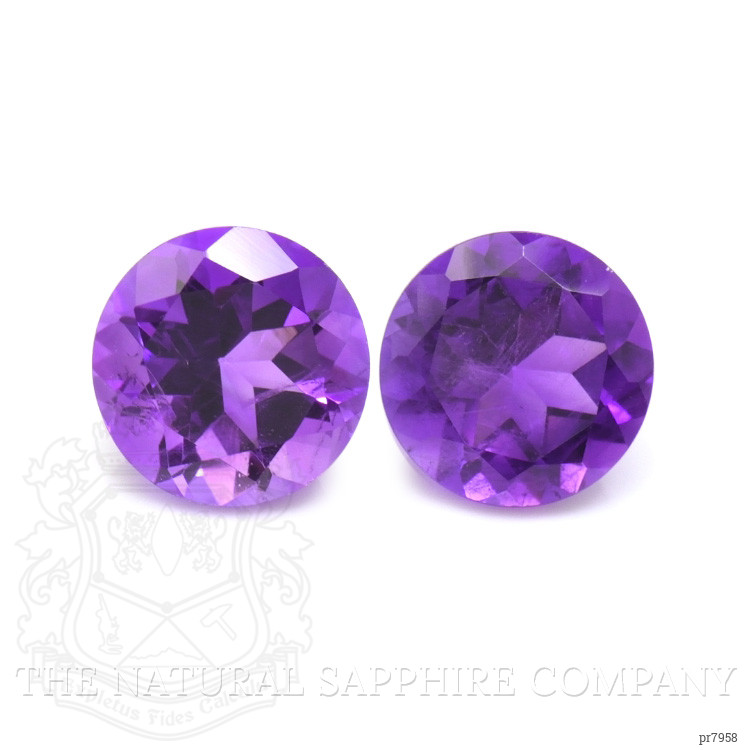6.69 Ct.Tw. Amethyst Pair from Brazil