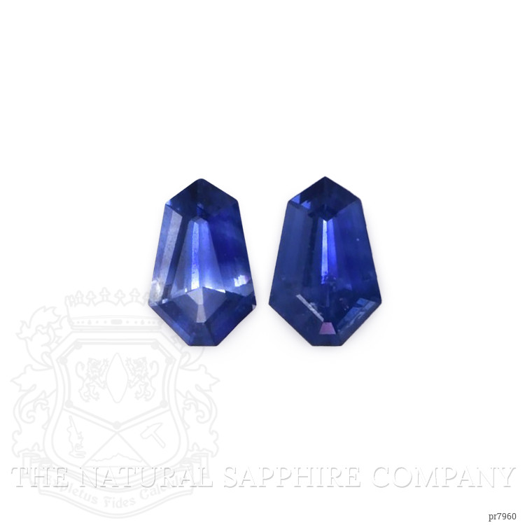 0.44 Ct.Tw. Blue Sapphire Pair from Ceylon (Sri Lanka)