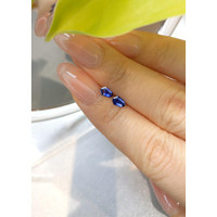 0.44&nbsp;Ct.Tw.Total Carat Weight Blue Sapphire Pair from Ceylon (Sri Lanka) Life Style