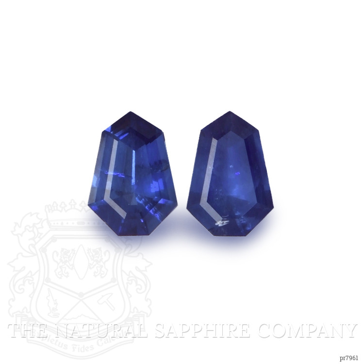 1.28 Ct.Tw. Blue Sapphire Pair from Ceylon (Sri Lanka)