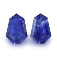 1.40&nbsp;Ct.Tw.Total Carat Weight Blue Sapphire Pair from Ceylon (Sri Lanka) Video
