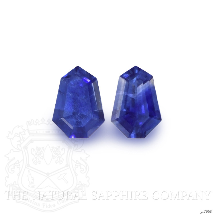 1.40 Ct.Tw. Blue Sapphire Pair from Ceylon (Sri Lanka)