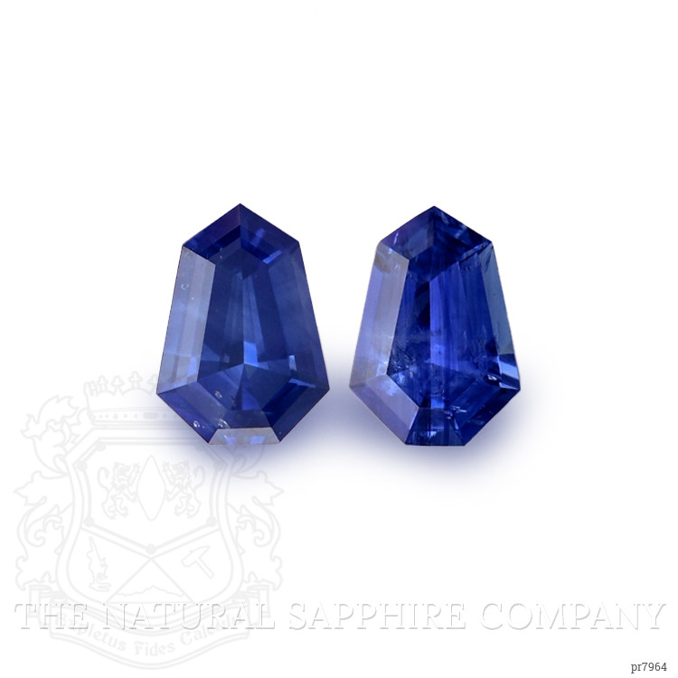 1.44 Ct.Tw. Blue Sapphire Pair from Ceylon (Sri Lanka)