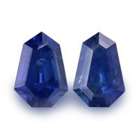 1.68&nbsp;Ct.Tw.Total Carat Weight Blue Sapphire Pair from Ceylon (Sri Lanka) Video