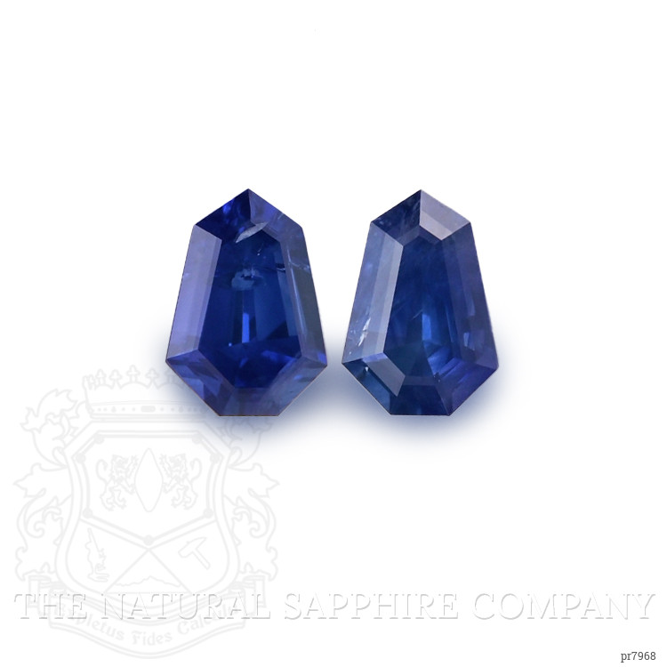 1.68 Ct.Tw. Blue Sapphire Pair from Ceylon (Sri Lanka)