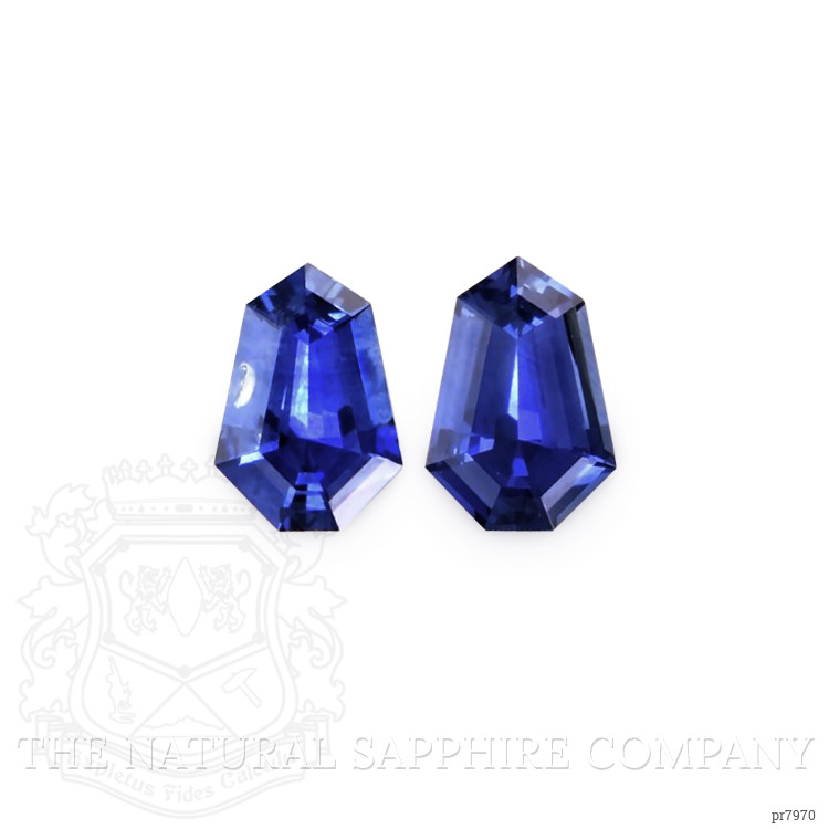 1.14 Ct.Tw. Blue Sapphire Pair from Ceylon (Sri Lanka)
