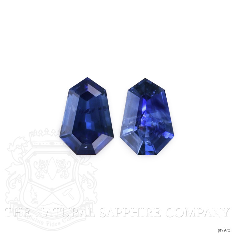 1.20 Ct.Tw. Blue Sapphire Pair from Ceylon (Sri Lanka)