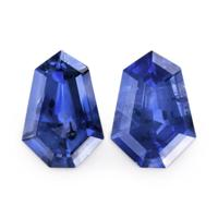 1.52&nbsp;Ct.Tw.Total Carat Weight Blue Sapphire Pair from Ceylon (Sri Lanka) Video