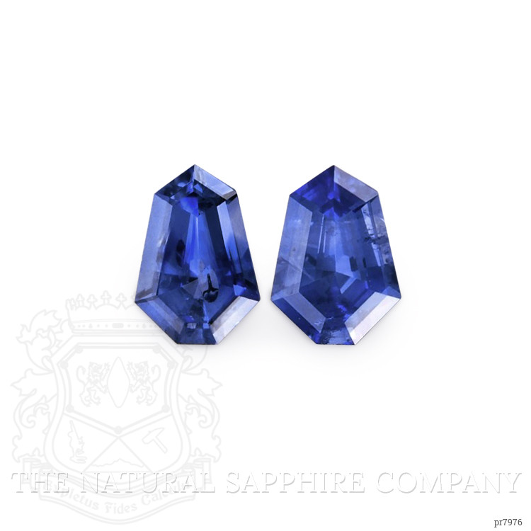 1.52 Ct.Tw. Blue Sapphire Pair from Ceylon (Sri Lanka)