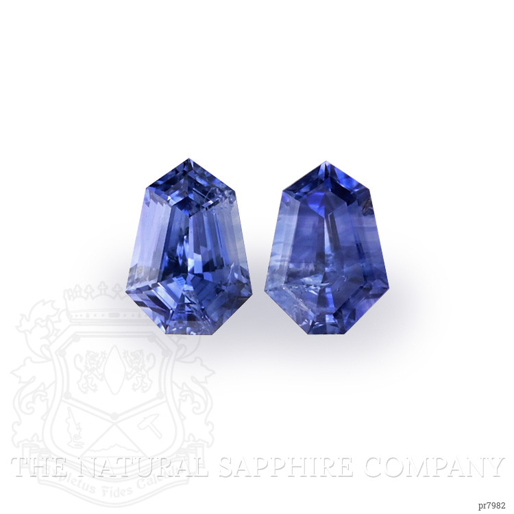 1.80 Ct.Tw. Blue Sapphire Pair from Ceylon (Sri Lanka)