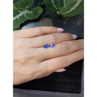1.80&nbsp;Ct.Tw.Total Carat Weight Blue Sapphire Pair from Ceylon (Sri Lanka) Life Style