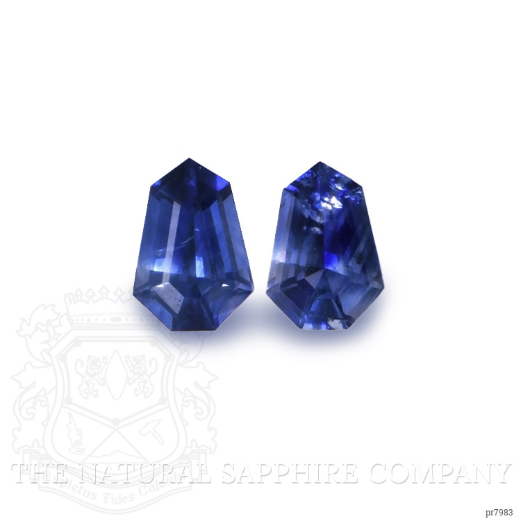 1.51 Ct.Tw. Blue Sapphire Pair from Ceylon (Sri Lanka)