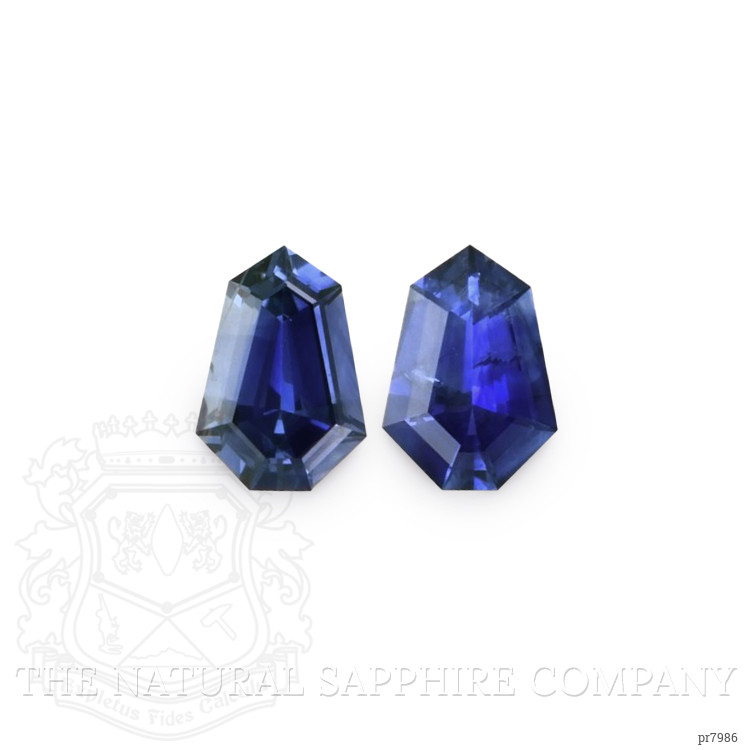 1.51 Ct.Tw. Blue Sapphire Pair from Ceylon (Sri Lanka)
