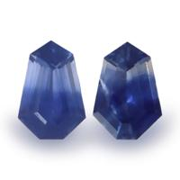 1.22&nbsp;Ct.Tw.Total Carat Weight Blue Sapphire Pair from Ceylon (Sri Lanka) Video