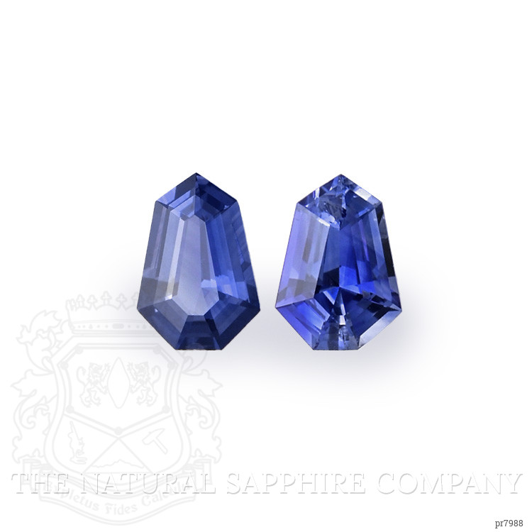 1.32 Ct.Tw. Blue Sapphire Pair from Ceylon (Sri Lanka)