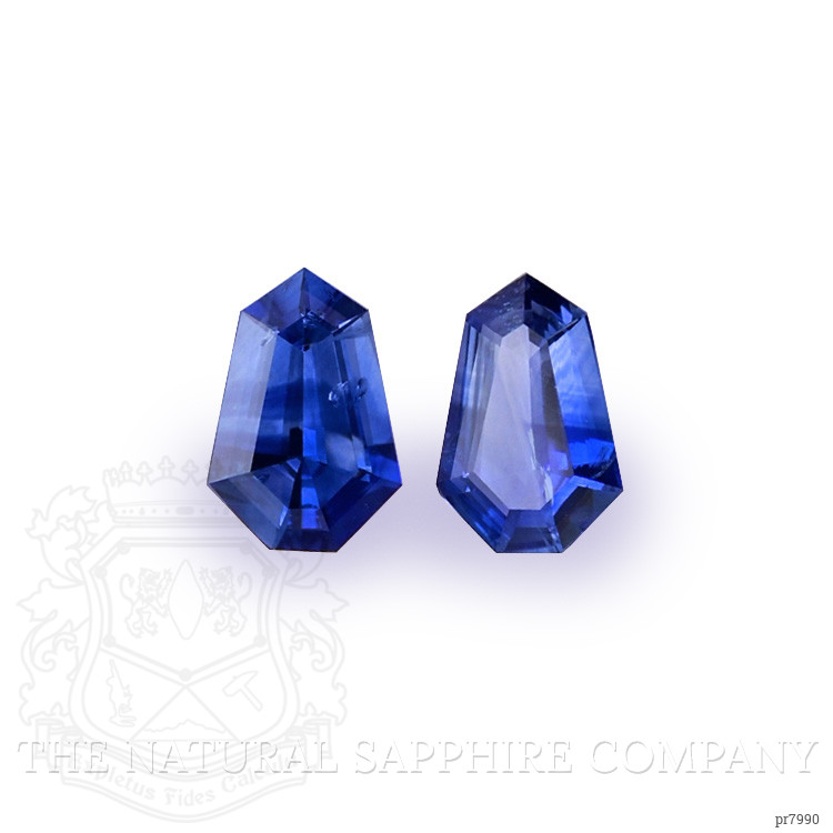 0.99 Ct.Tw. Blue Sapphire Pair from Ceylon (Sri Lanka)
