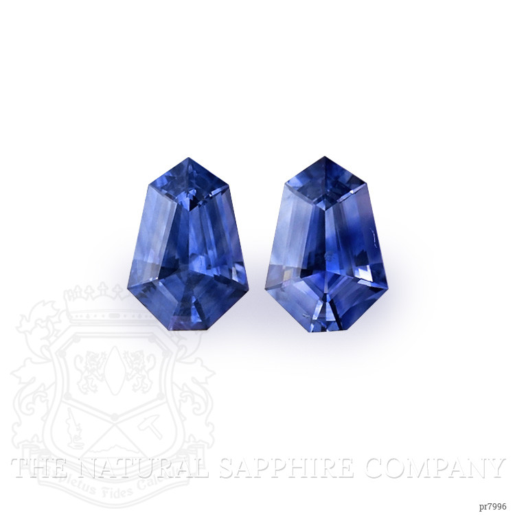 1.03 Ct.Tw. Blue Sapphire Pair from Ceylon (Sri Lanka)