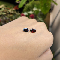 3.70 Ct.Tw.Total Carat Weight Garnet Pair from Namibia Life Style