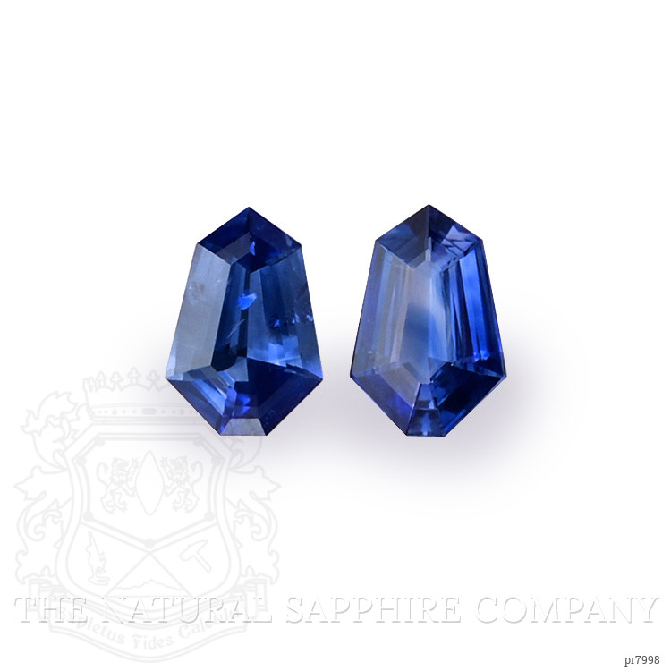 0.83 Ct.Tw. Blue Sapphire Pair from Ceylon (Sri Lanka)