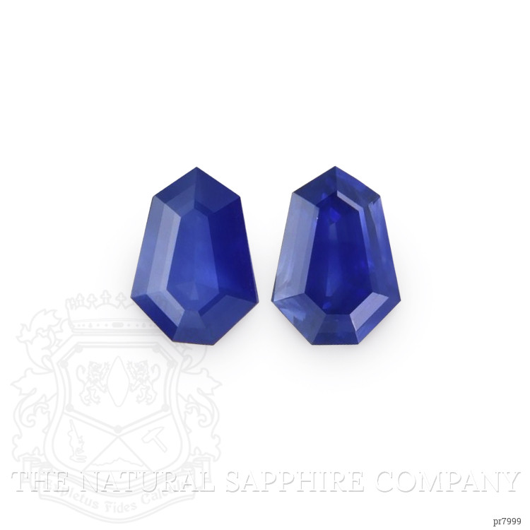 1.58 Ct.Tw. Blue Sapphire Pair from Ceylon (Sri Lanka)
