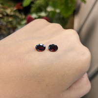 3.25 Ct.Tw.Total Carat Weight Garnet Pair from Namibia Life Style