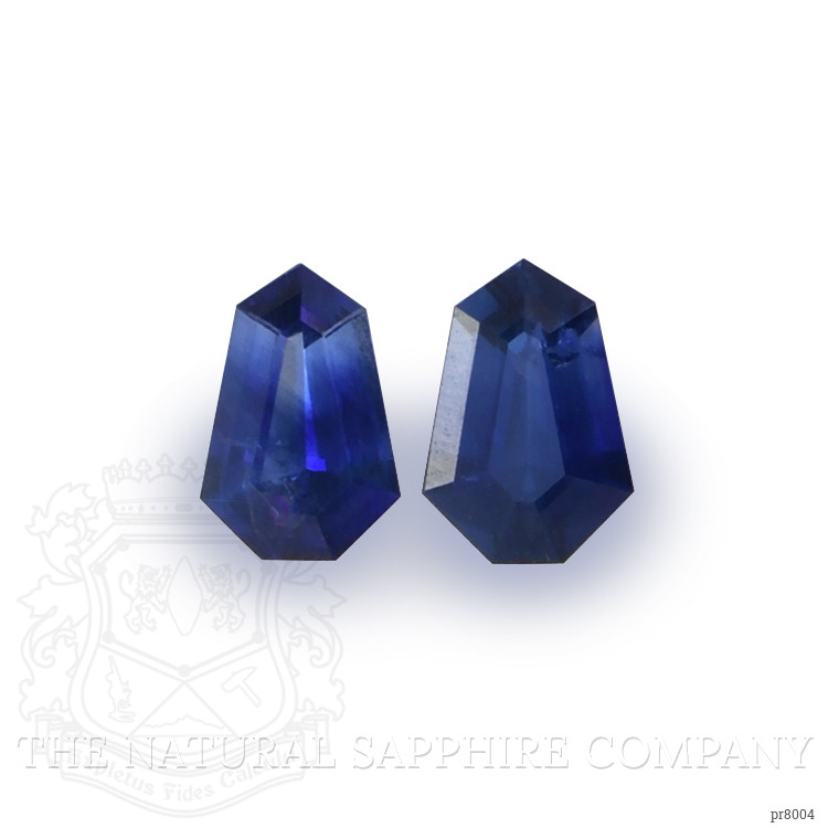 1.07 Ct.Tw. Blue Sapphire Pair from Ceylon (Sri Lanka)