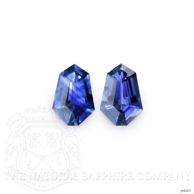 1.02 Ct.Tw. Blue Sapphire Pair from Ceylon (Sri Lanka)